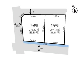 蘇原古市場町2丁目【2区画】の画像